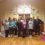 Thursday night yoga class at St.George's Church Hall, Hillmorton, Rugby